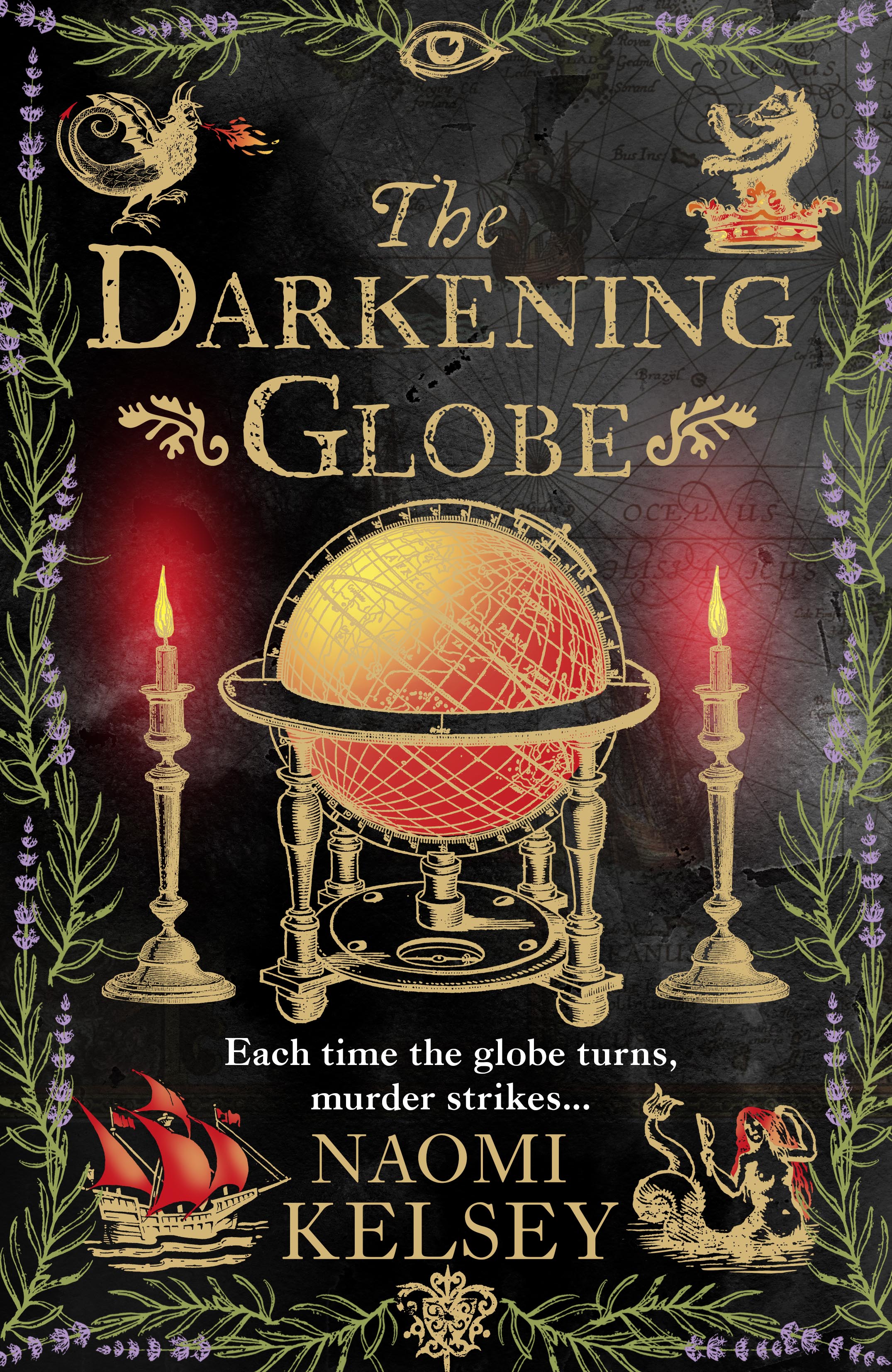 Book cover: The Darkening Globe